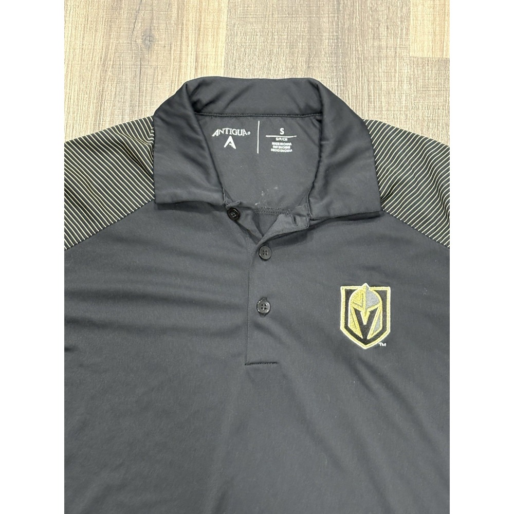 Antigua Vanderbilt Commodores Black Polo‎ Shirt Embroidered Men's Size Small